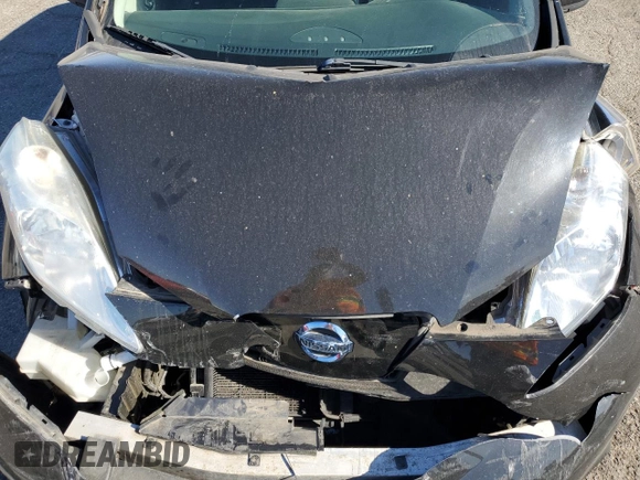 2015 Nissan LEAF SV with VIN 1N4AZ0CPXFC334701, listed as a Copart auction lot 41780655 with 66,335 mi miles and Salvage Title. Bid and sale history available at carsss.com. Image 12.