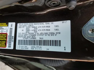 2018 Toyota Tundra SR5 z VIN 5TFHW5F17JX690045, wystawiony jako Copart lot #58222455 z przebiegiem 29 988 mil mil oraz Szkoda całkowita • Salvage title. Historia ofert i sprzedaży dostępna na DreamBid. Obrazek 12.