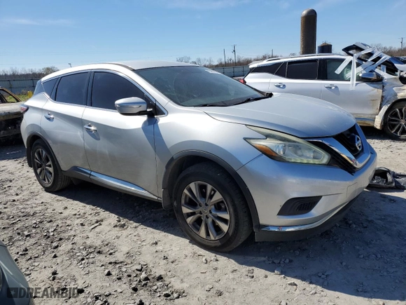 2015 Nissan Murano S with VIN 5N1AZ2MG5FN258082, listed as a Copart auction lot 46450735 with 182,051 mi miles and Salvage Title. Bid and sale history available at carsss.com. Image 4.