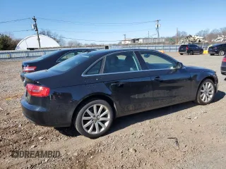 2013 Audi A4 Premium с VIN WAUDFAFL1DN049382, выставлен на аукционе Copart как лот 46164035 с пробегом 82 352 миль миль и Списание • Salvage title. История ставок и продаж доступна на DreamBid. Изображение 3.