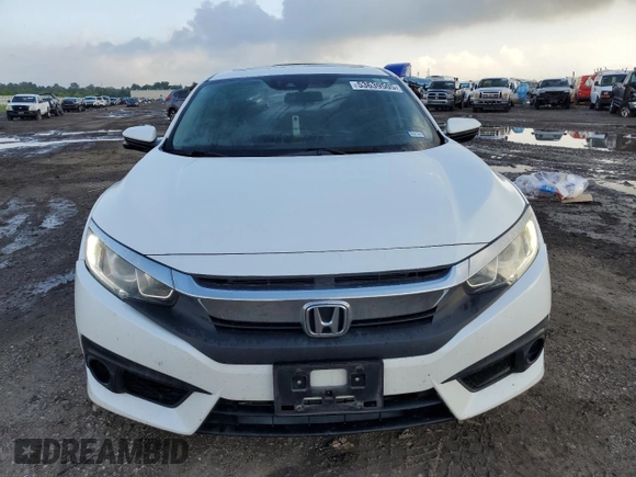 2017 Honda Civic EX with VIN 19XFC2F87HE079437, listed as a Copart auction lot 53639505 with 80,829 mi miles and Salvage Title. Bid and sale history available at DreamBid. Image 5.