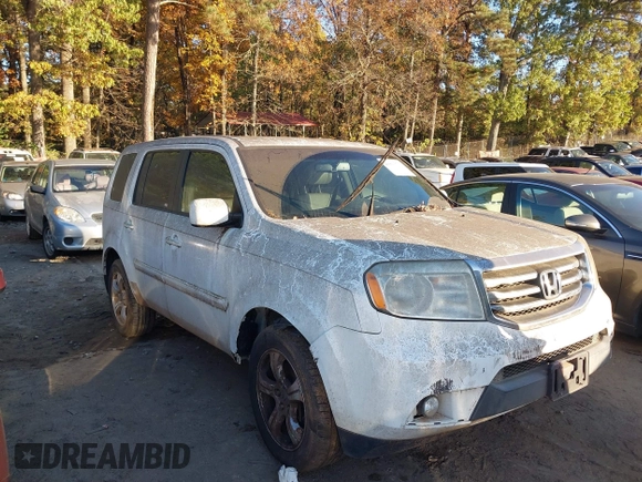 2012 Honda Pilot EX-L with VIN 5FNYF3H56CB034078, listed as a IAAI auction lot 40831718 with 129,336 mi miles. Bid and sale history available at carsss.com. Image 1.
