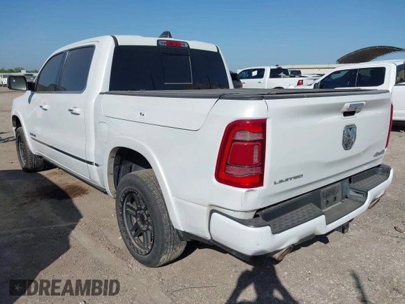 2020 Ram 1500 Limited with VIN 1C6SRFHT8LN190922, listed as a IAAI auction lot 41961670 with 120,100 mi miles and . Bid and sale history available at DreamBid. Image 3.