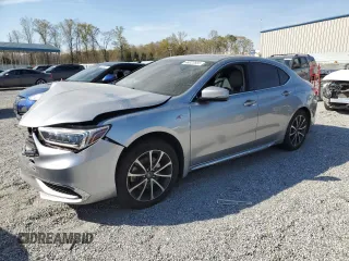 2018 Acura TLX Technology z VIN 19UUB2F54JA006777, wystawiony jako Copart lot #46323665 z przebiegiem Nie podano mil oraz Szkoda całkowita • Salvage title. Historia ofert i sprzedaży dostępna na DreamBid. Obrazek 1.