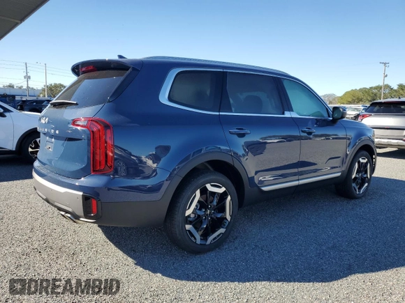 2025 Kia Telluride S with VIN 5XYP64GC1SG569196, listed as a Copart auction lot 81035284 with Not Provided miles and Salvage Title. Bid and sale history available at DreamBid. Image 3.