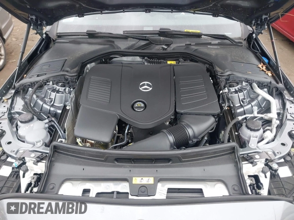 2025 Mercedes-Benz C 300 with VIN W1KAF4HB8SR243351, listed as a IAAI auction lot 41689281 with 991 mi miles and . Bid and sale history available at DreamBid. Image 10.