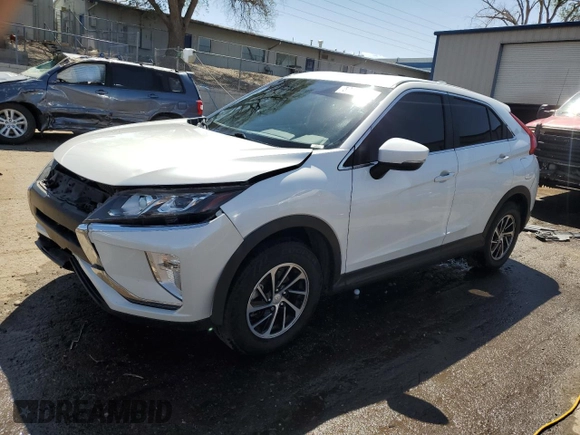 2020 Mitsubishi Eclipse Cross ES z VIN JA4AS3AA6LZ001722, wystawiony jako Copart lot #52418505 z przebiegiem 45 783 mil mil oraz Szkoda całkowita • Salvage title. Historia ofert i sprzedaży dostępna na DreamBid. Obrazek 1.