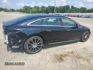 2022 Mercedes-Benz EQS with VIN W1KCG2DB9NA012025, listed as a Copart auction lot 67761574 with 23,982 mi miles and Salvage Title. Bid and sale history available at carsss.com. Image 3.