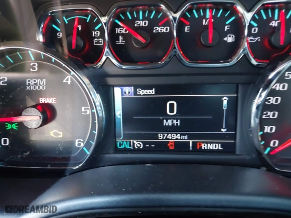 2017 Chevrolet Silverado 1500 LT with VIN 1GCVKREC2HZ288845, listed as a IAAI auction lot 41260348 with 97,494 mi miles. Bid and sale history available at carsss.com. Image 7.