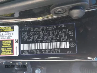 2022 Toyota Camry SE z VIN 4T1G11AK4NU040899, wystawiony jako IAAI lot #41736850 z przebiegiem 64 183 mil mil oraz . Historia ofert i sprzedaży dostępna na DreamBid. Obrazek 9.