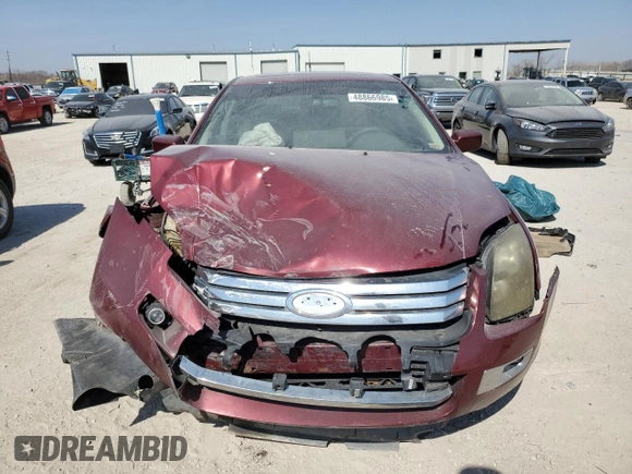 2007 Ford Fusion SEL with VIN 3FAHP08187R148246, listed as a Copart auction lot 48866985 with 167,293 mi miles and Salvage Title. Bid and sale history available at carsss.com. Image 5.