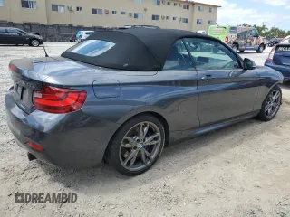 2016 BMW 2 Series M235i with VIN WBA1M1C55GV394370, listed as a Copart auction lot 50843504 with 55,672 mi miles. Bid and sale history available at carsss.com. Image 3.
