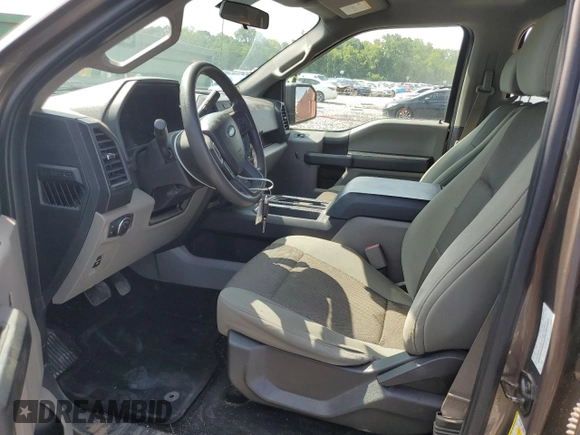 2017 Ford F-150 XL with VIN 1FTEW1EP4HFC49443, listed as a Copart auction lot 61945485 with 108,560 mi miles and Salvage title. Bid and sale history available at DreamBid. Image 7.