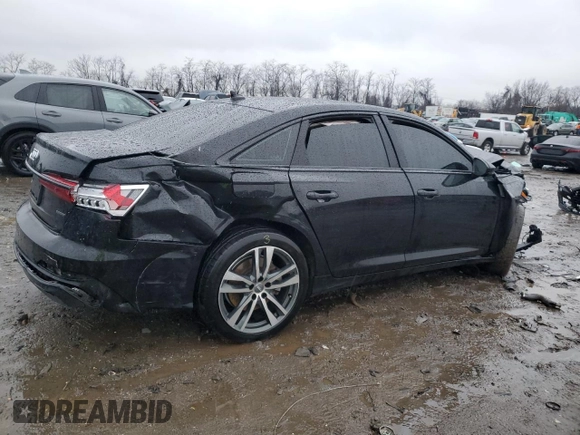 2019 Audi A6 Premium with VIN WAUK2AF22KN110469, listed as a Copart auction lot 85644484 with 0 mi miles and Salvage Title. Bid and sale history available at carsss.com. Image 3.