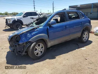 2006 Hyundai Tucson GLS with VIN KM8JN72D76U303031, listed as a Copart auction lot 53524894 with 0 mi miles and Salvage Title. Bid and sale history available at carsss.com. Image 1.