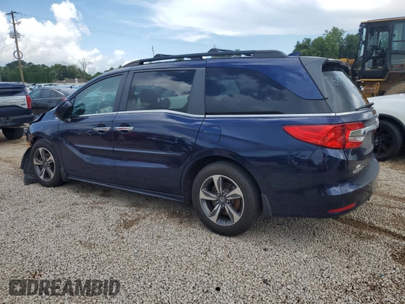 2019 Honda Odyssey Touring z VIN 5FNRL6H8XKB027156, wystawiony jako Copart lot #60735455 z przebiegiem 100 044 mil mil oraz Szkoda całkowita • Salvage title. Historia ofert i sprzedaży dostępna na DreamBid. Obrazek 2.