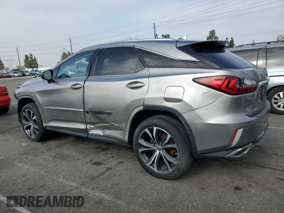 2018 Lexus RX with VIN 2T2ZZMCA3JC111007, listed as a Copart auction lot 54239265 with 19,016 mi miles and Non Repairable. Bid and sale history available at carsss.com. Image 2.