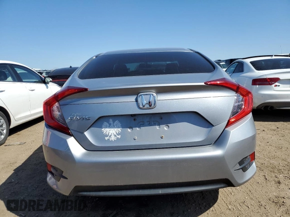 2016 Honda Civic Sedan LX with VIN 2HGFC2F56GH558281, listed as a Copart auction lot 52154715 with 70,092 mi miles and Salvage Title. Bid and sale history available at carsss.com. Image 6.