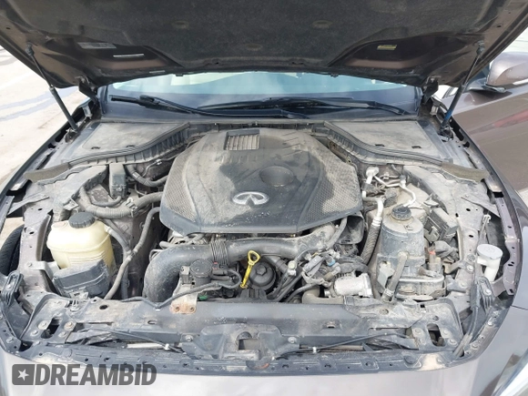 2016 Infiniti Q50 2.0t Premium with VIN JN1CV7AR3GM250651, listed as a IAAI auction lot 41768184 with 105,621 mi miles. Bid and sale history available at carsss.com. Image 10.