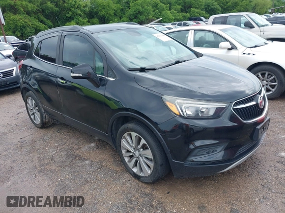 2018 Buick Encore Preferred with VIN KL4CJASBXJB657998, listed as a IAAI auction lot 42117389 with 110,550 mi miles. Bid and sale history available at carsss.com. Image 1.