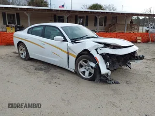 2019 Dodge Charger Police with VIN 2C3CDXAT2KH514146, listed as a IAAI auction lot 41431813 with 111,411 mi miles and . Bid and sale history available at DreamBid. Image 1.
