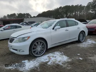 2008 Lexus LS 460 with VIN JTHBL46F785066223, listed as a Copart auction lot 85962484 with 206,650 mi miles and Salvage Title. Bid and sale history available at carsss.com. Image 1.