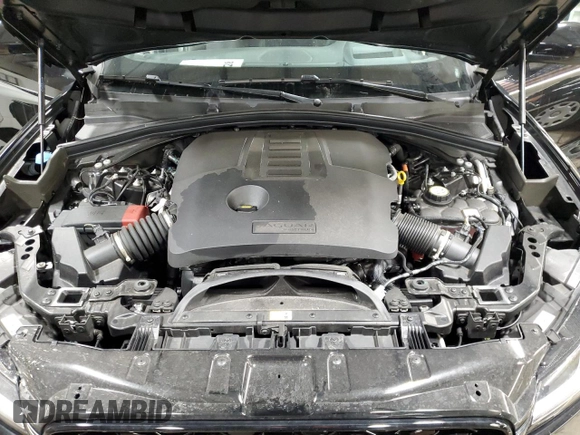 2024 Jaguar F-Pace R-Dynamic S with VIN SADCT2FU0RA722896, listed as a Copart auction lot 42986455 with 9,589 mi miles and Salvage Title. Bid and sale history available at DreamBid. Image 11.