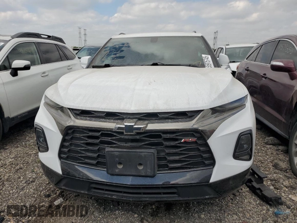 2019 Chevrolet Blazer RS z VIN 3GNKBJRS4KS566498, wystawiony jako Copart lot #55975745 z przebiegiem 62 290 mil mil oraz Szkoda całkowita • Salvage title. Historia ofert i sprzedaży dostępna na DreamBid. Obrazek 5.