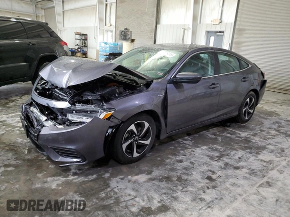 2022 Honda Insight EX with VIN 19XZE4F56NE015507, listed as a Copart auction lot 47799345 with 28,035 mi miles and Salvage Title. Bid and sale history available at carsss.com. Image 1.