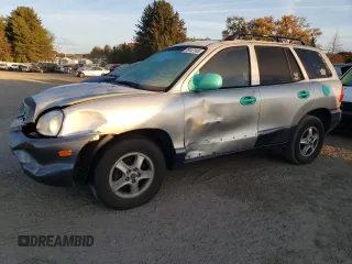 2004 Hyundai Santa Fe GLS with VIN KM8SC73D24U850410, listed as a Copart auction lot 78147144 with 181,995 mi miles and Salvage Title. Bid and sale history available at carsss.com. Image 1.