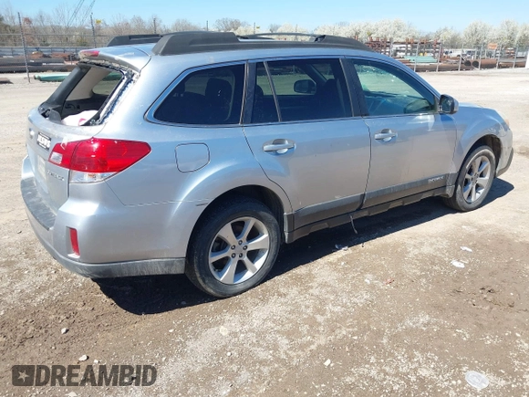 2013 Subaru Outback Premium with VIN 4S4BRCCC3D3237202, listed as a IAAI auction lot 41803420 with 215,594 mi miles and . Bid and sale history available at DreamBid. Image 4.