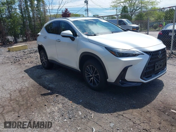 2022 Lexus NX 350 Premium with VIN 2T2GGCEZ1NC002335, listed as a IAAI auction lot 42220750 with 33,891 mi miles and . Bid and sale history available at DreamBid. Image 1.