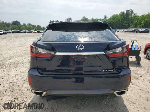 2018 Lexus RX 350 with VIN 2T2BZMCA4JC160332, listed as a Copart auction lot 60565125 with 21,221 mi miles and Salvage title. Bid and sale history available at DreamBid. Image 6.