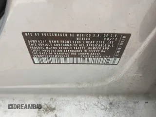 2013 Volkswagen Jetta SE z VIN 3VWDP7AJ0DM365243, wystawiony jako IAAI lot #42400011 z przebiegiem 191 746 mil mil oraz . Historia ofert i sprzedaży dostępna na DreamBid. Obrazek 9.