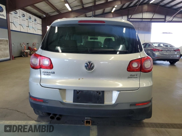 2011 Volkswagen Tiguan SE with VIN WVGBV7AX1BW519102, listed as a Copart auction lot 55094515 with 134,248 mi miles and Clean Title. Bid and sale history available at DreamBid. Image 6.