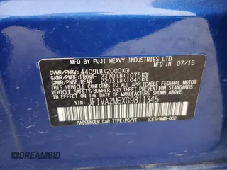 2016 Subaru WRX STI с VIN JF1VA2M6XG9811345, выставлен на аукционе Copart как лот 46994035 с пробегом 95 404 миль миль и Списание • Salvage title. История ставок и продаж доступна на DreamBid. Изображение 14.
