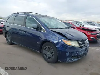 2014 Honda Odyssey LX with VIN 5FNRL5H23EB013044, listed as a IAAI auction lot 41644270 with 244,271 mi miles. Bid and sale history available at carsss.com. Image 1.