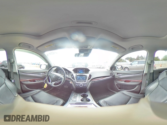 2016 Acura MDX Advance with VIN 5FRYD4H98GB014983, listed as a Copart auction lot 55525135 with 120,221 mi miles and Salvage title. Bid and sale history available at DreamBid. Image 15.