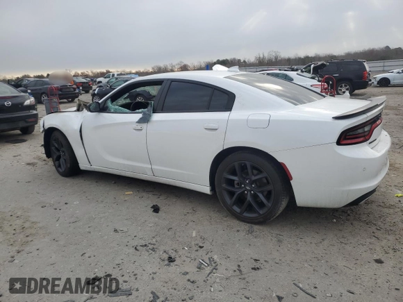 2023 Dodge Charger SXT with VIN 2C3CDXBG1PH572080, listed as a Copart auction lot 50747305 with 0 mi miles and Salvage Title. Bid and sale history available at carsss.com. Image 2.