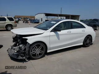 2019 Mercedes-Benz CLA with VIN WDDSJ4EB7KN739207, listed as a Copart auction lot 55216433 with 20,506 mi miles. Bid and sale history available at carsss.com. Image 1.