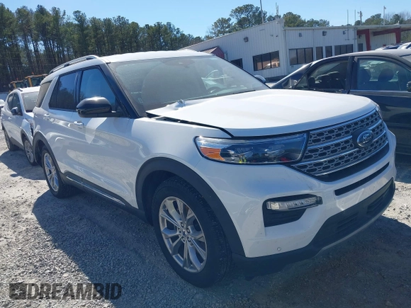 2024 Ford Explorer Limited with VIN 1FMSK7FH2RGA29640, listed as a IAAI auction lot 41573425 with 37,364 mi miles. Bid and sale history available at carsss.com. Image 1.