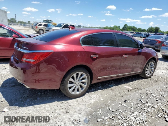 2016 Buick LaCrosse Leather with VIN 1G4GB5G34GF210755, listed as a Copart auction lot 60276364 with 0 mi miles and Salvage Title. Bid and sale history available at carsss.com. Image 3.