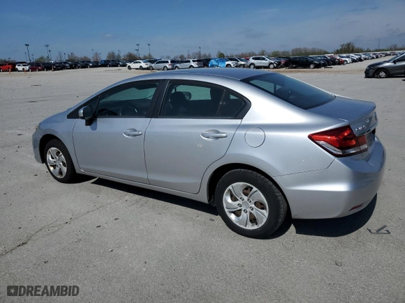 2015 Honda Civic Sedan LX with VIN 19XFB2F50FE006352, listed as a Copart auction lot 51271265 with 180,186 mi miles and Clean Title. Bid and sale history available at carsss.com. Image 2.
