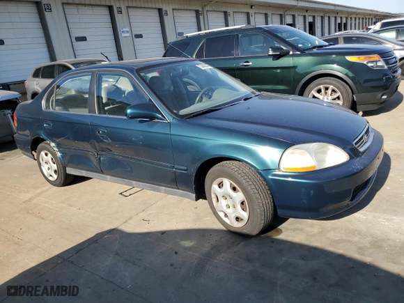 1998 Honda Civic EX with VIN 1HGEJ864XWL048125, listed as a Copart auction lot 73940844 with 146,271 mi miles and Salvage Title. Bid and sale history available at carsss.com. Image 4.