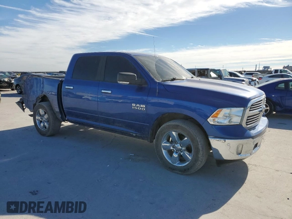 2018 Ram 1500 Big Horn with VIN 1C6RR7LG0JS258000, listed as a Copart auction lot 43453985 with 127,223 mi miles and Salvage Title. Bid and sale history available at carsss.com. Image 4.