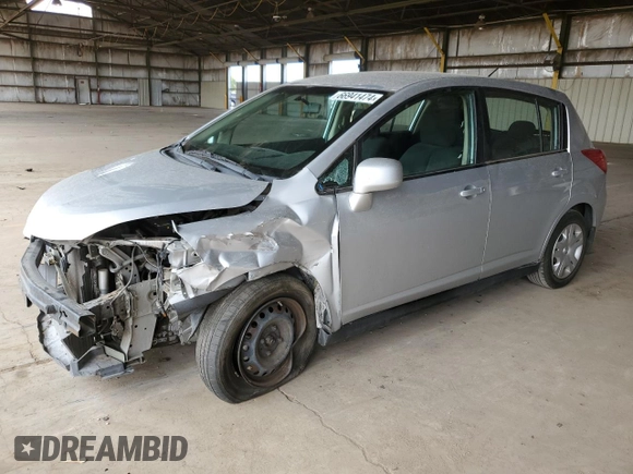 2010 Nissan Versa 1.8 SL with VIN 3N1BC1CP7AL405424, listed as a Copart auction lot 66941474 with 143,410 mi miles and Salvage Title. Bid and sale history available at carsss.com. Image 1.