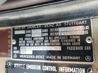 1981 Mercedes-Benz 380 380SL with VIN WDBBA45A8BB003796, listed as a Copart auction lot 46638435 with 122,163 mi miles and Salvage Title. Bid and sale history available at carsss.com. Image 13.