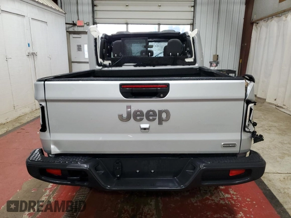 2023 Jeep Gladiator Overland with VIN 1C6HJTFG1PL528801, listed as a Copart auction lot 50968205 with 43,293 mi miles and Non repairable. Bid and sale history available at DreamBid. Image 6.