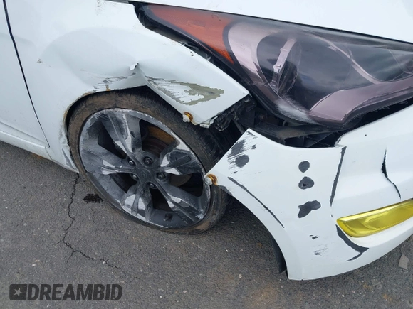 2012 Hyundai Veloster w/Gray Int with VIN KMHTC6AD6CU021176, listed as a IAAI auction lot 42205695 with 93,665 mi miles and . Bid and sale history available at DreamBid. Image 6.
