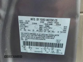 2008 Ford Escape XLS with VIN 1FMCU02Z38KA28478, listed as a Copart auction lot 62279955 with 166,124 mi miles and Salvage title. Bid and sale history available at DreamBid. Image 13.